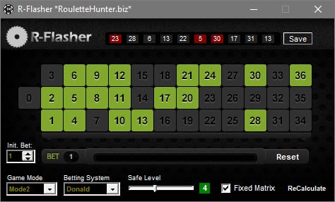 R-Flasher - бесплатный R-Matrix 2.0 для рулетки
